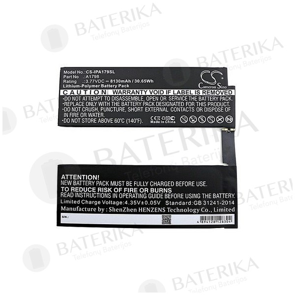 Apple iPad A1701 Pro 10.5 baterija