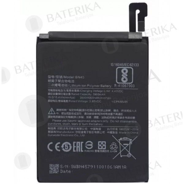 Xiaomi Redmi Note 5 / Note 5 Pro (BN45) baterija (4000mAh)