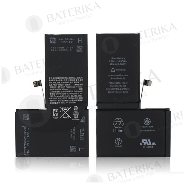 Apple iPhone X baterija (2716mAh)