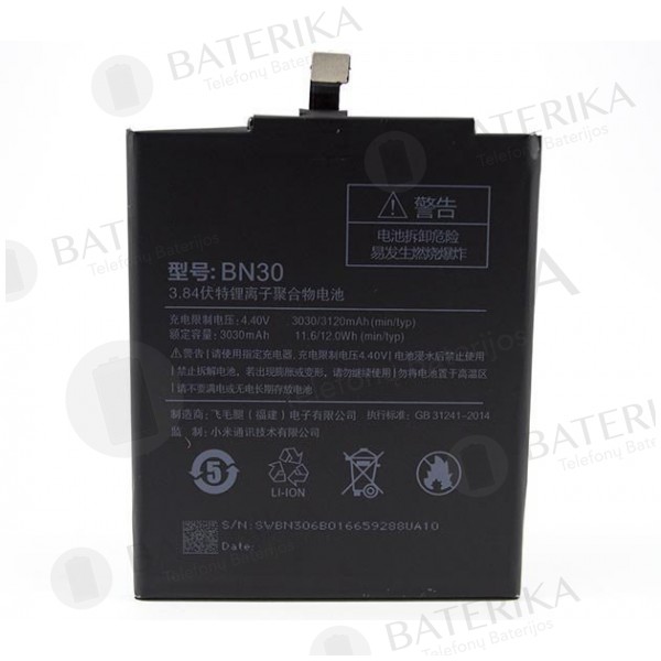Xiaomi Redmi 4A baterija